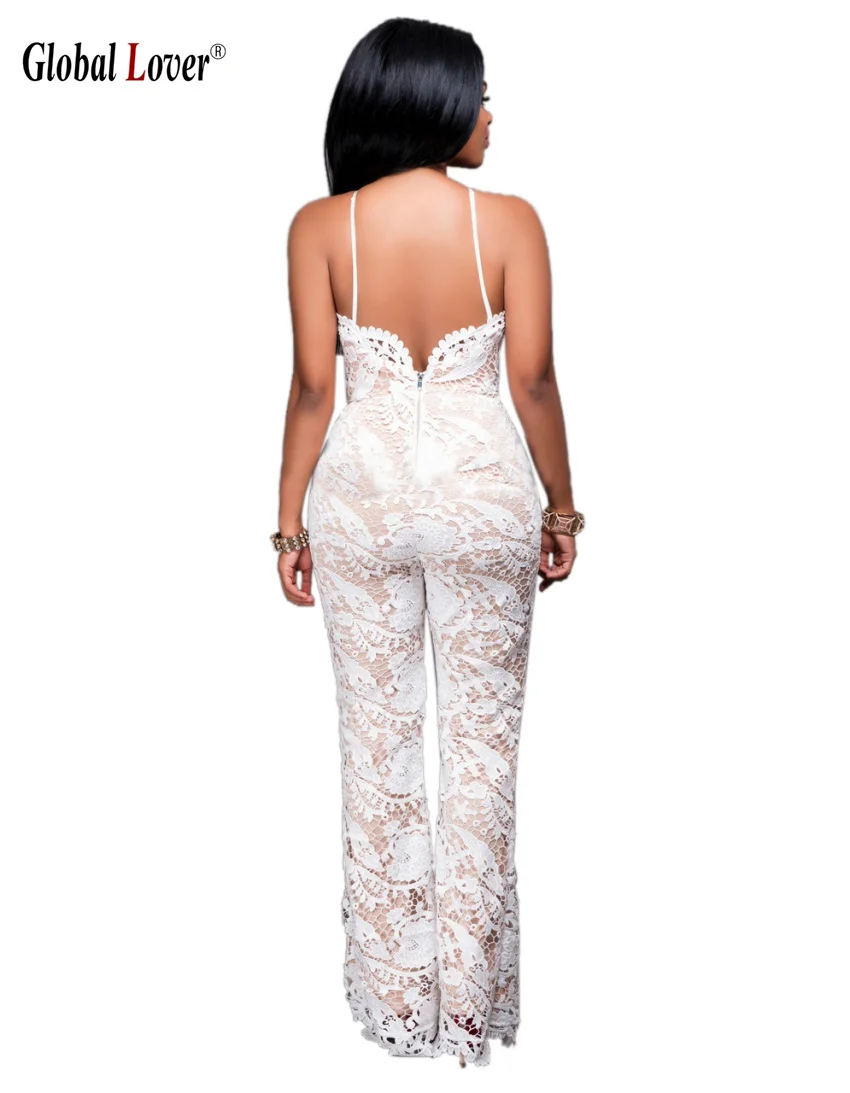 white lace jumpsuit plus size