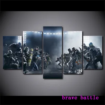 

Rainbow Six Siege Canvas Painting Living Room Home Decor Modern Mural Art Oil Painting #03
