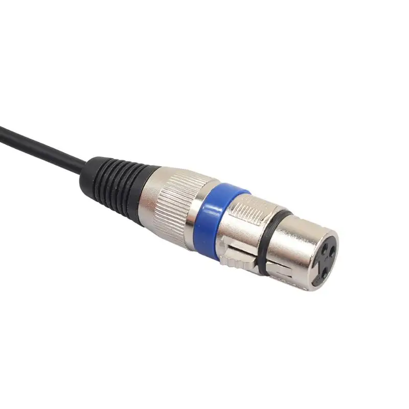 XLR 3pin Женский до 3 5 мм мужской разъем TRS аудио конвертер Кабель микрофонный
