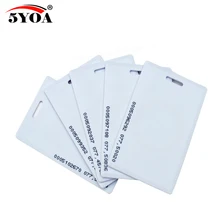 5YOA 100 шт. 5YOA 1,8 мм EM4100 TK4100 125 кГц RFID карта контроля доступа маркер кольцо посещаемость времени Бесконтактный чип