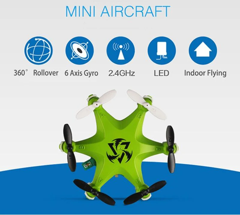 

RC Quadcopter FY805 2.4GHz 4 Ch6 Axis Gyro Mini Helicopter remote control drone Headless Mode with LED Light rc toy kids gifts