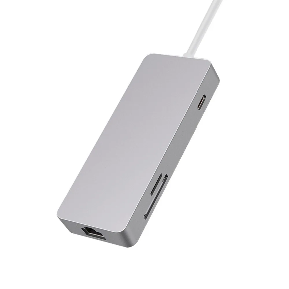  Usb Type C Hub Hdmi Ethernet Rj45 Lan Adapter Thunderbolt 3 Multiport Dock Usb3.0 Usb-c Cable for L