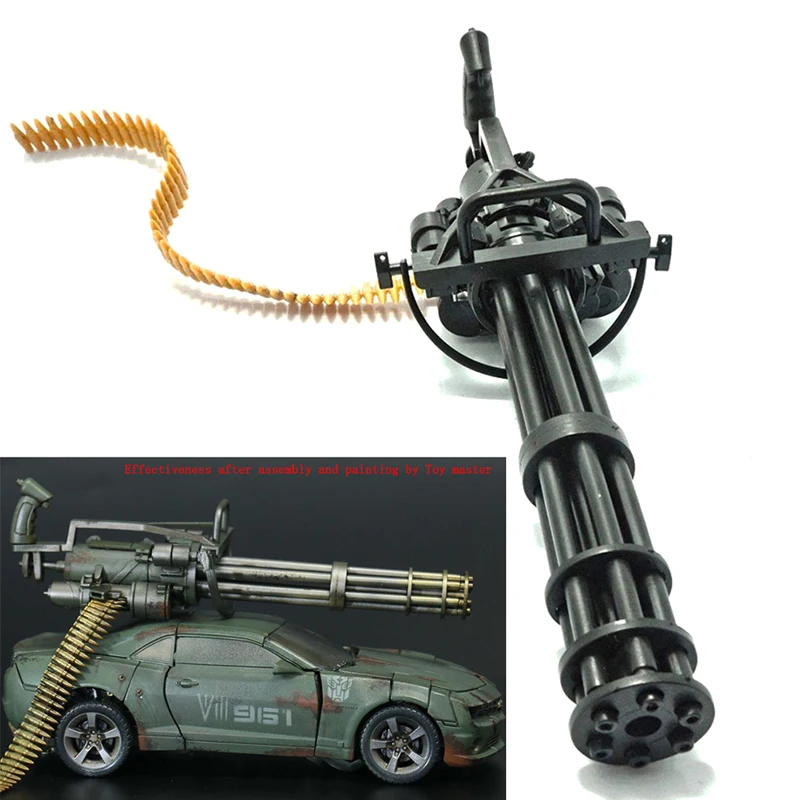 1/6 12 дюймовые экшн фигурки M134 Gatling Minigun Terminator T800 тяжелые пулеметы + пулевой ремень