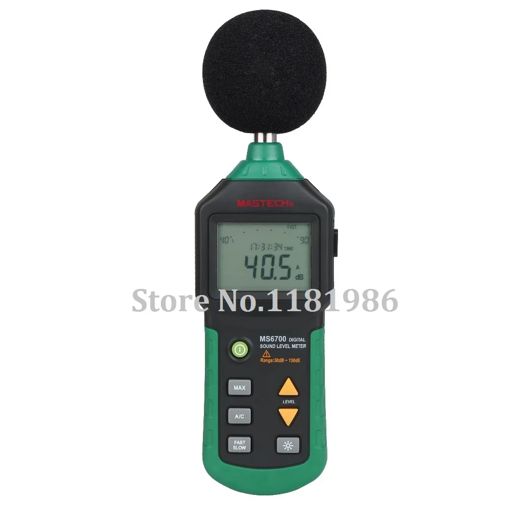 MASTECH MS6700 Industrial Grade LCD Digital Display Digital Sound Level