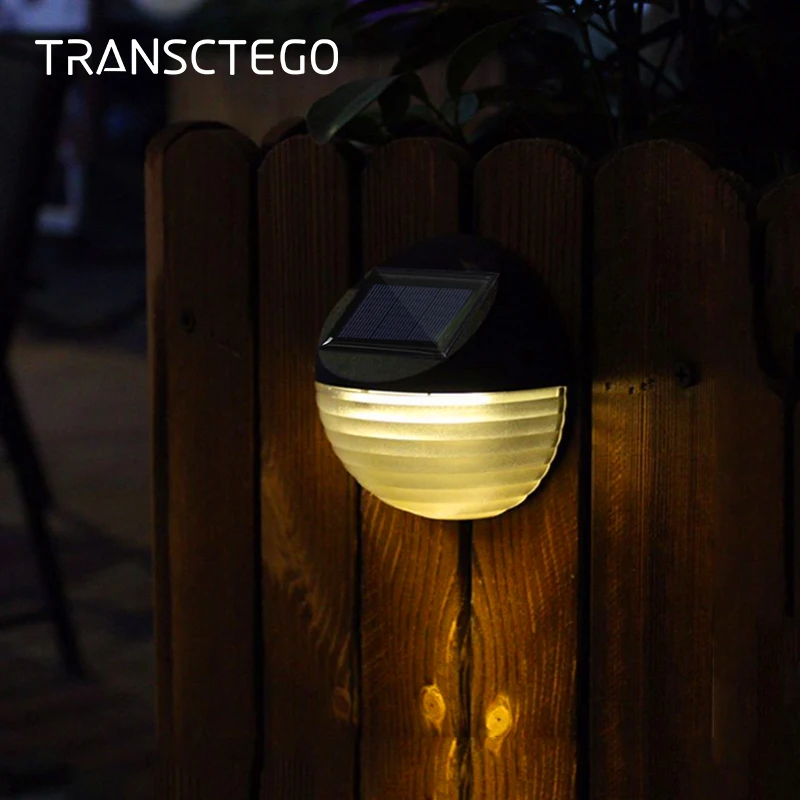 6LED Solar Lamp Garden Lamps Lights Solar Power Step
