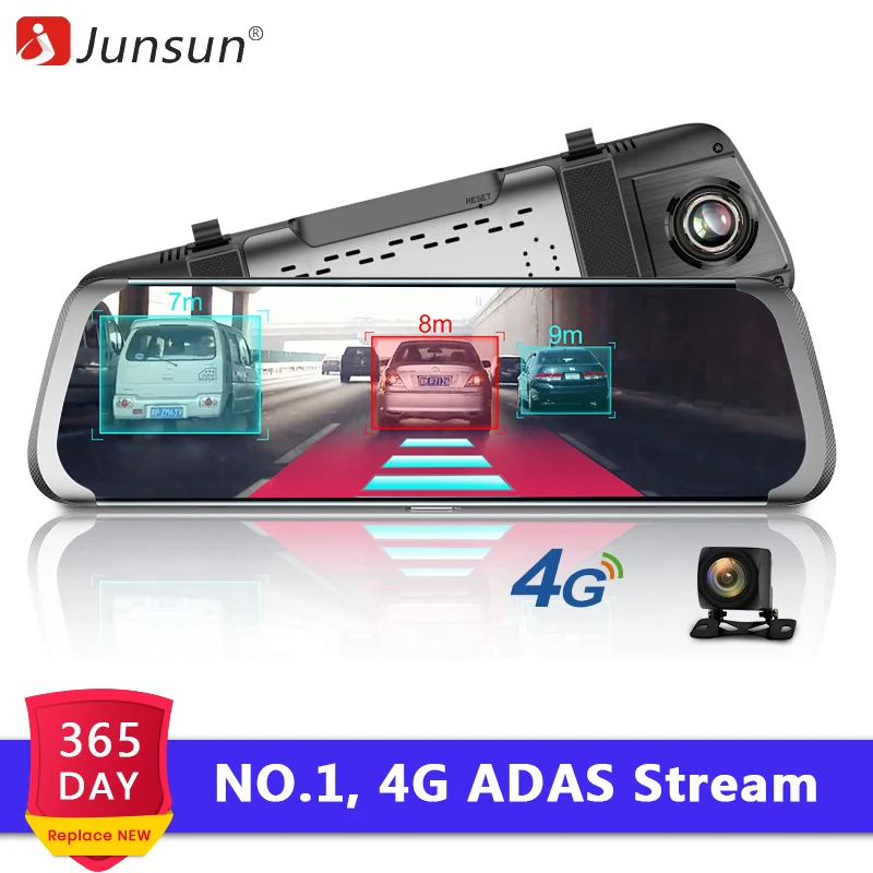 

Junsun A930 ADAS 4G 10" IPS Car DVR Camera mirror Dash cam Video Recorder Full HD 1920x1080 Rear View Mirror Android OS WiFi GPS