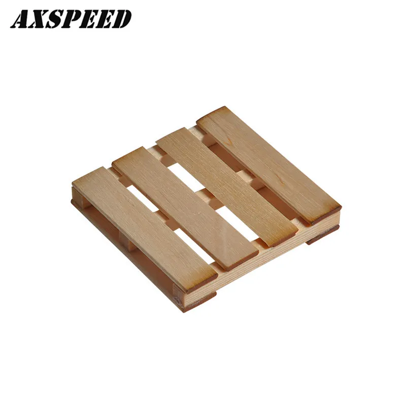 

Traxxas km2 Wooden Miniature Forklift Pallet simulation professional props mini forklift plate for 1/10 RC Crawler Car