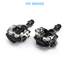 SPD Pedales Compatible For Shimano XT PD M8000 Bicicleta MTB Mountain Bike Pedal Self-Lockings Clipless Pedals With Cleats shimano pd m530 bike pedals racing mountain mtb bicycle pedals spd m530 cleats trail self locking clipless bicicleta parts