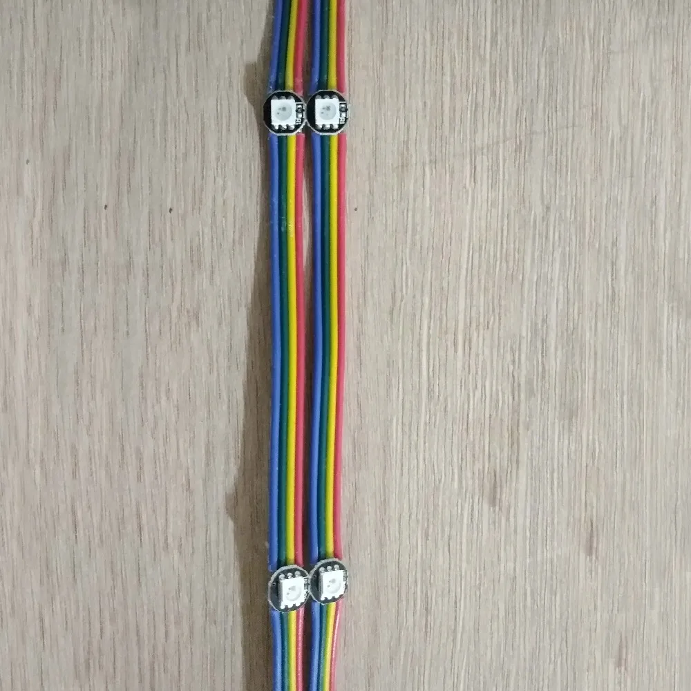 

10X 50Pcs/String WS2813 IC 4Pin RGB Led Pixel Strip 5050SMD Black PCB 8.5CM Each Led Chip DC5V