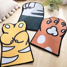 50x80 см мультяшный коготь мягкий плюшевый коврик для ванной комнаты домашний коврик для ванной комнаты спальня Впитывающий Коврик дверной коврик