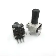 5 шт./лот RV09 B100K B104 потенциометр с регулируемым сопротивлением 12,5 мм вал 3 шпильки 0932 вертикальной регулировкой отделка горшок WH09