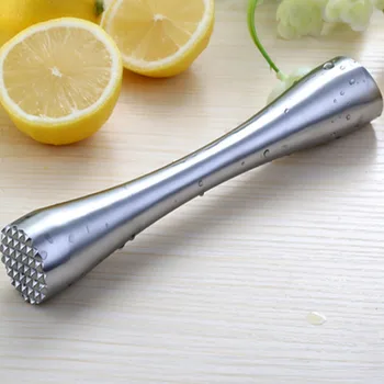 

Cocktail Muddler Barware Mojito Cocktail Stainless Steel Bar Mixer DIY Drink Fruit Muddler Crushed Ice Barware Bar Tools