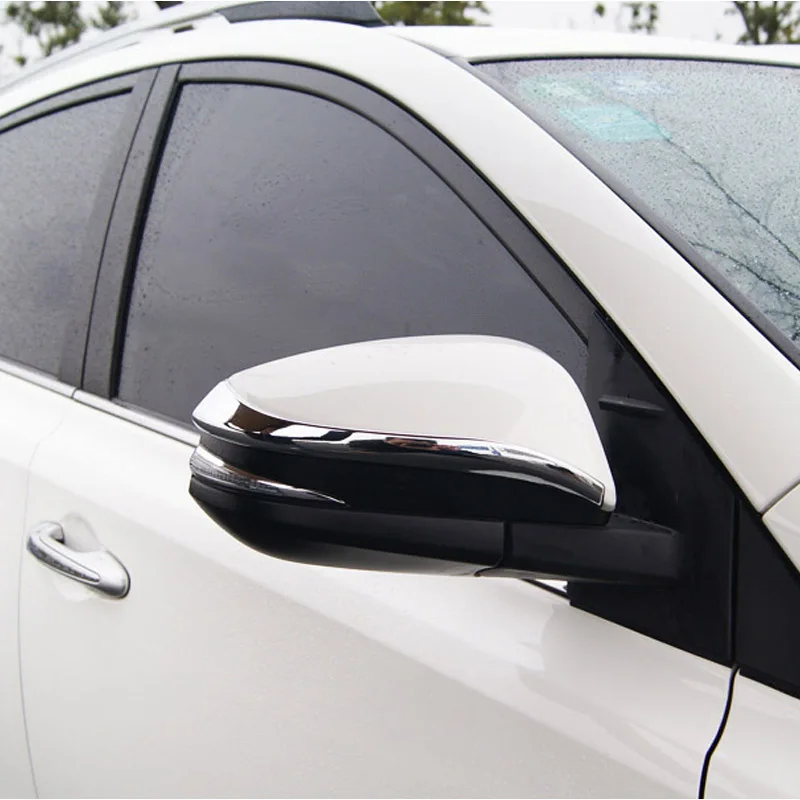 

Car Styling For Toyota RAV4 RAV 4 2013 2014 2015 2016 2017 ABS Chrome Rearview Mirror Cover Trim Car Mirrors CoversTrim 2pcs/set