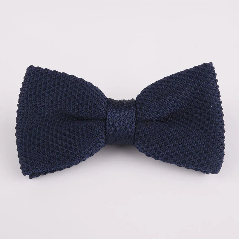 

Mantieqingway Brand Knitted Bow Ties For Men Popular Knit Neckties Solid Bow Tie Classic Men's Bowtie Gift for Wedding Party