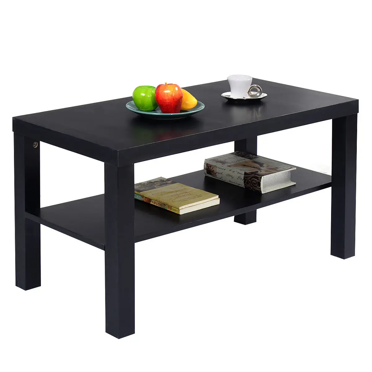 Giantex Coffee End Table Rectangle Modern Living Room Furniture Wood Side Tea Coffee Tables with Storage Shelf HW54051 Giantex Coffee End Table Rectangle Modern Living Room Furniture Wood Side Tea Coffee Tables with Storage Shelf HW54051