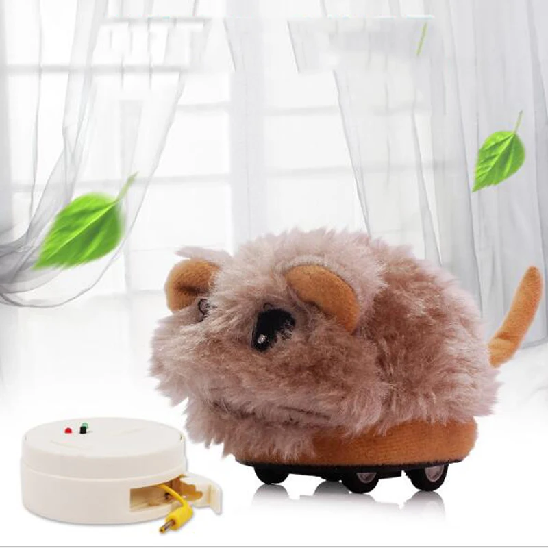 

Children's Toy Charging Remote Control Plush Mouse Car Small Animal Remote Control Doll Car Mini Pet Remote Control Car