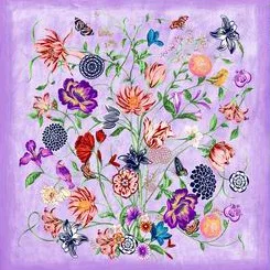 

Silk scarf woman 110cm flower print square scarf silk head plain scarf square summer luxury shawls bandana beach wear mujer