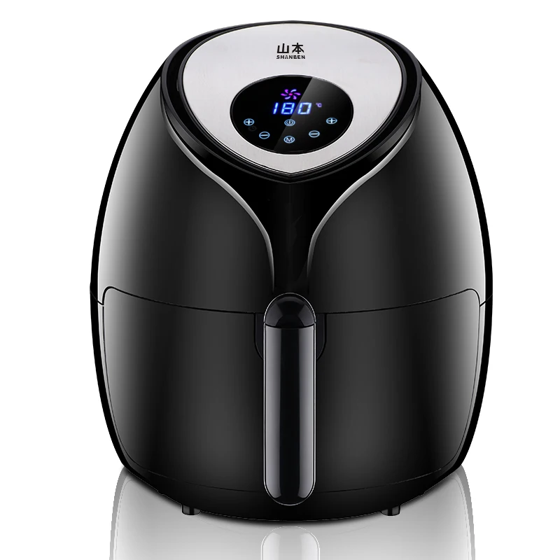 220V Multifunction Household 5.5L Electric Deep Fryer Intelligent Non