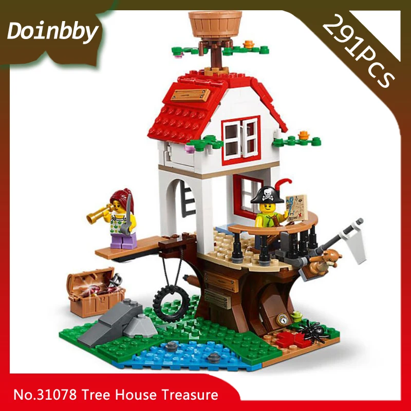 

291pcs Friends Series Tree House Treasure Set Building Block Bricks Girls Gifts Toys Compatible with Legoings 31078