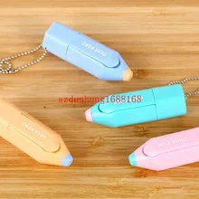 200 шт 5,8*1,9 см креативная форма карандаша из нержавеющей стали ножницы для ногтей для девочек гвоздь с портативной цепочкой портативный гвоздь