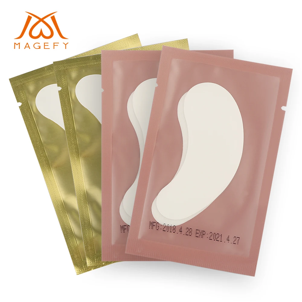 

20/30/50/100 pairs Paper Patches Eyelash Under Eye Pads Lash Eyelash Extension Paper Patches Eye Tips Sticker Wraps Make up Tool