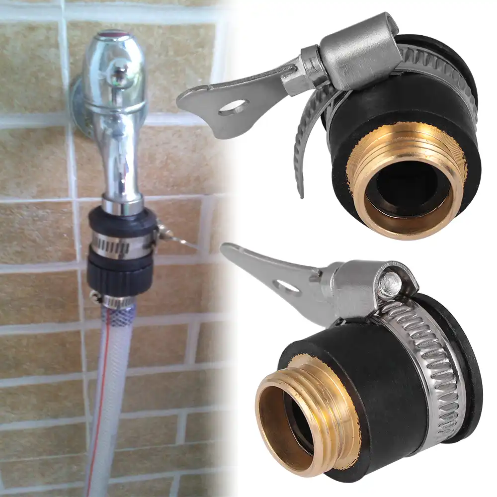 Garden Tool Quick Hitch Connectors Repair Hose Connector Brass