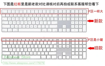 

Keyboard Cover Protector Skin Silicone For Apple Magic Keyboard With Numeric Keypad Model A1843 2017 Released Desktop
