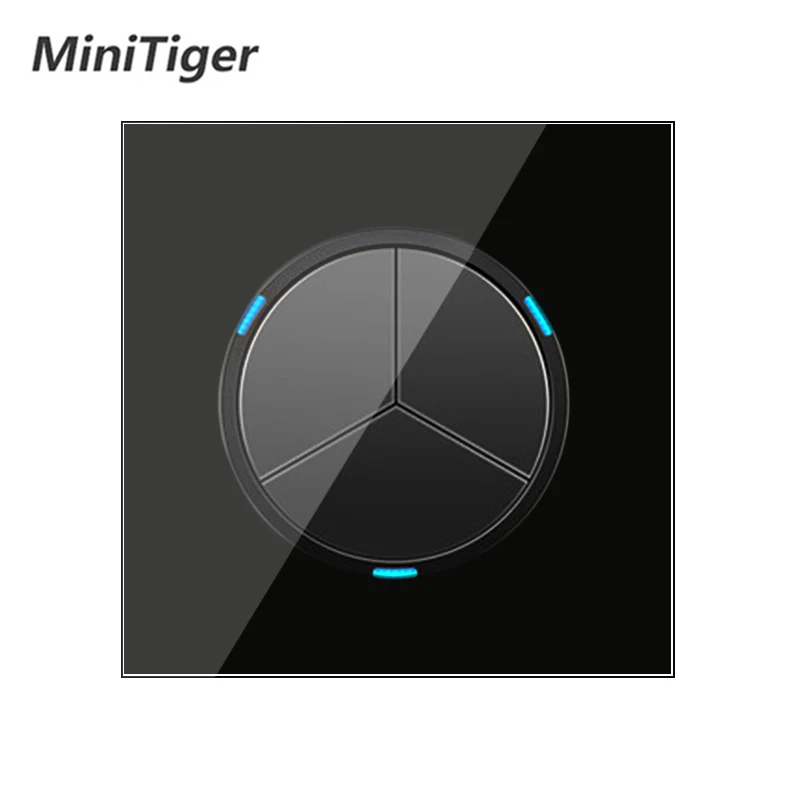 Настенный светильник Minitiger 3 Gang 1 Way переключатель вкл./выкл. светодиодный