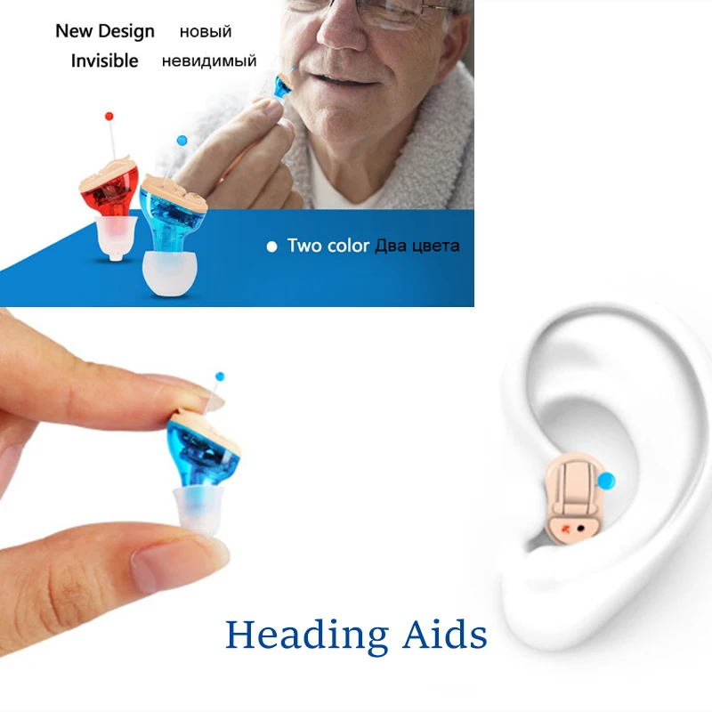 

Mini invisible CIC Digital Hearing AID Ear AID Sound Enhancer Hearing AIDS Adjustable Invisible In The Ear Amplifier Aids