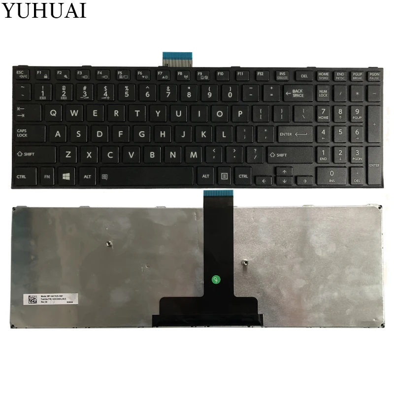 Ноутбук английская клавиатура для Toshiba Satellite Pro R50-C Tecra A50-C Z50-C A50-C1510 A50-C1520 Z50-C1550 US клавиатура