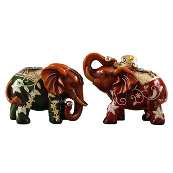 

Lucky Elephant Decoration 2pcs modern minimalist living room furniture crafts furnishings home decoration upholstery