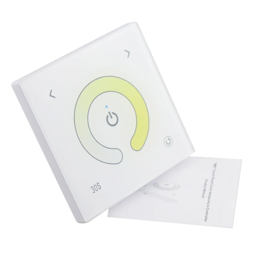 Wall mounted Touch Panel Color temperature Controller dimmer 12 24v