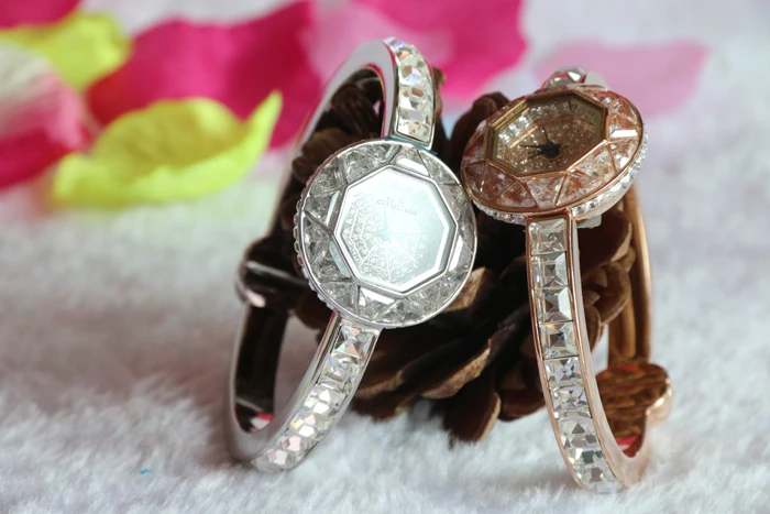 Melissa Delicado Bonito Fina Bangle Relógios de
