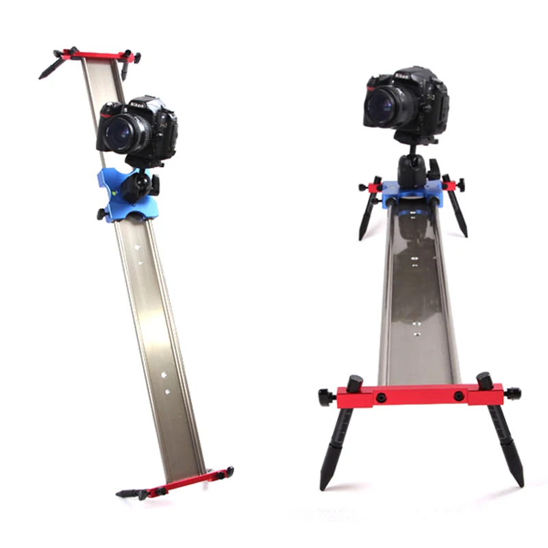 Профессиональный 120 см мини портативный ультра-бесшумный слайдер для камеры видео рельс слайдер 1,2 м для DSLR Rig камеры видеокамеры
