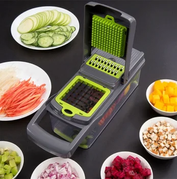 

Vegetable Cutter with Steel Blade Mandoline Slicer Potato Peeler Carrot Cheese Grater vegetable slicer Kitchen Accessor