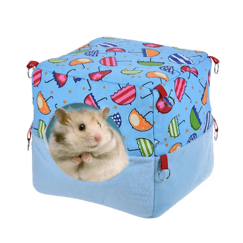 Hamster Squirrel Hammock Hanging Snuggle Cave Pet Small Animal Bed Sofa