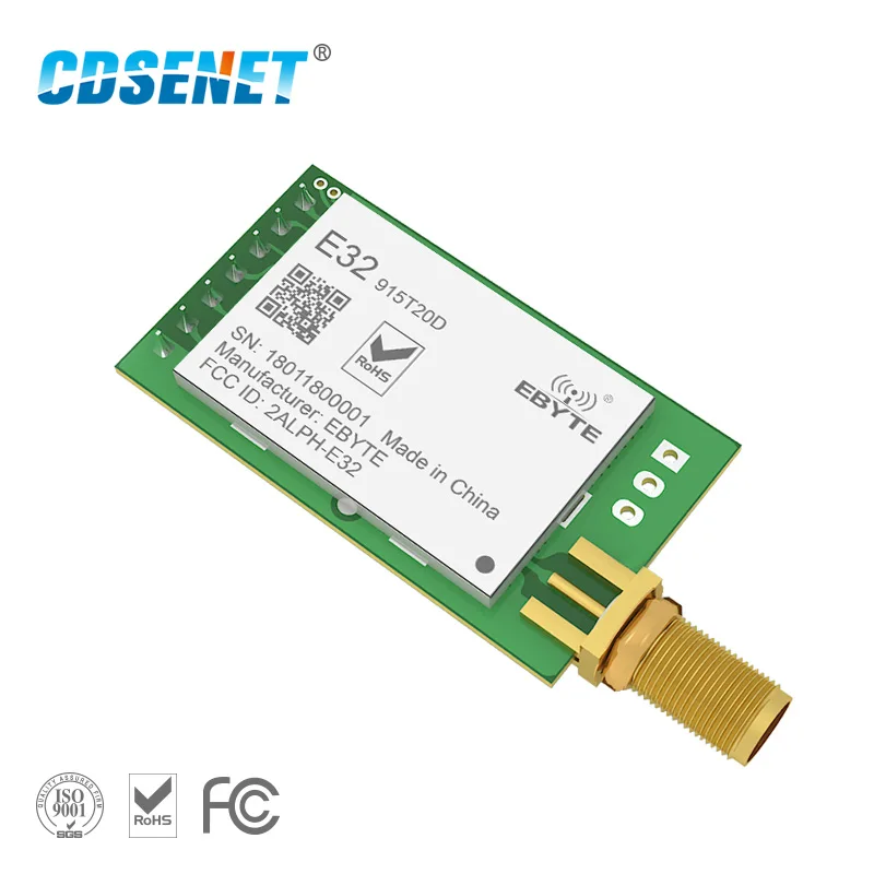 1 шт. LoRa 915 МГц SX1276 rf приемопередатчик беспроводной модуль Long Range E32-915T20D iot UART 915 МГц схема rf передатчик приемник