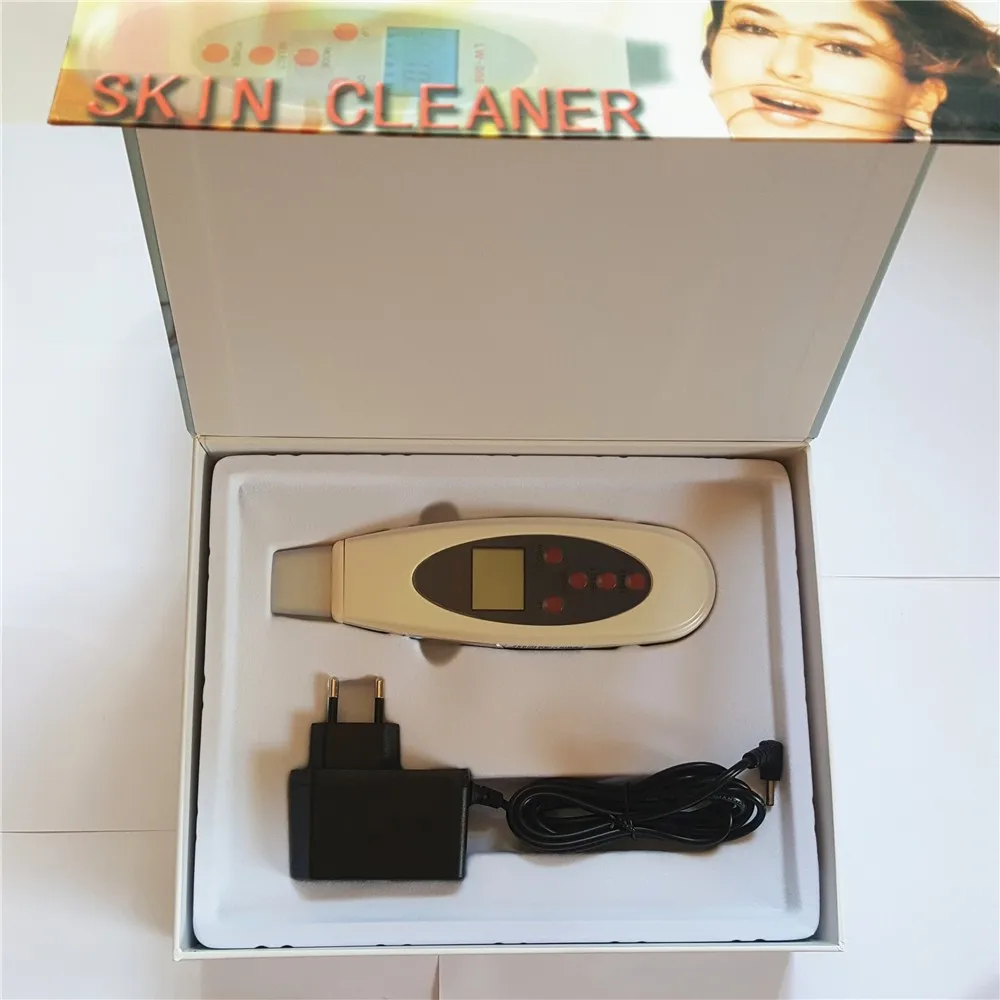 

Portable Ultrasonic Facial Cleaner Face Care Tool LCD Digital Acne Removal Skin Cleaning Ultrasound Peeling Spa Beauty LW006