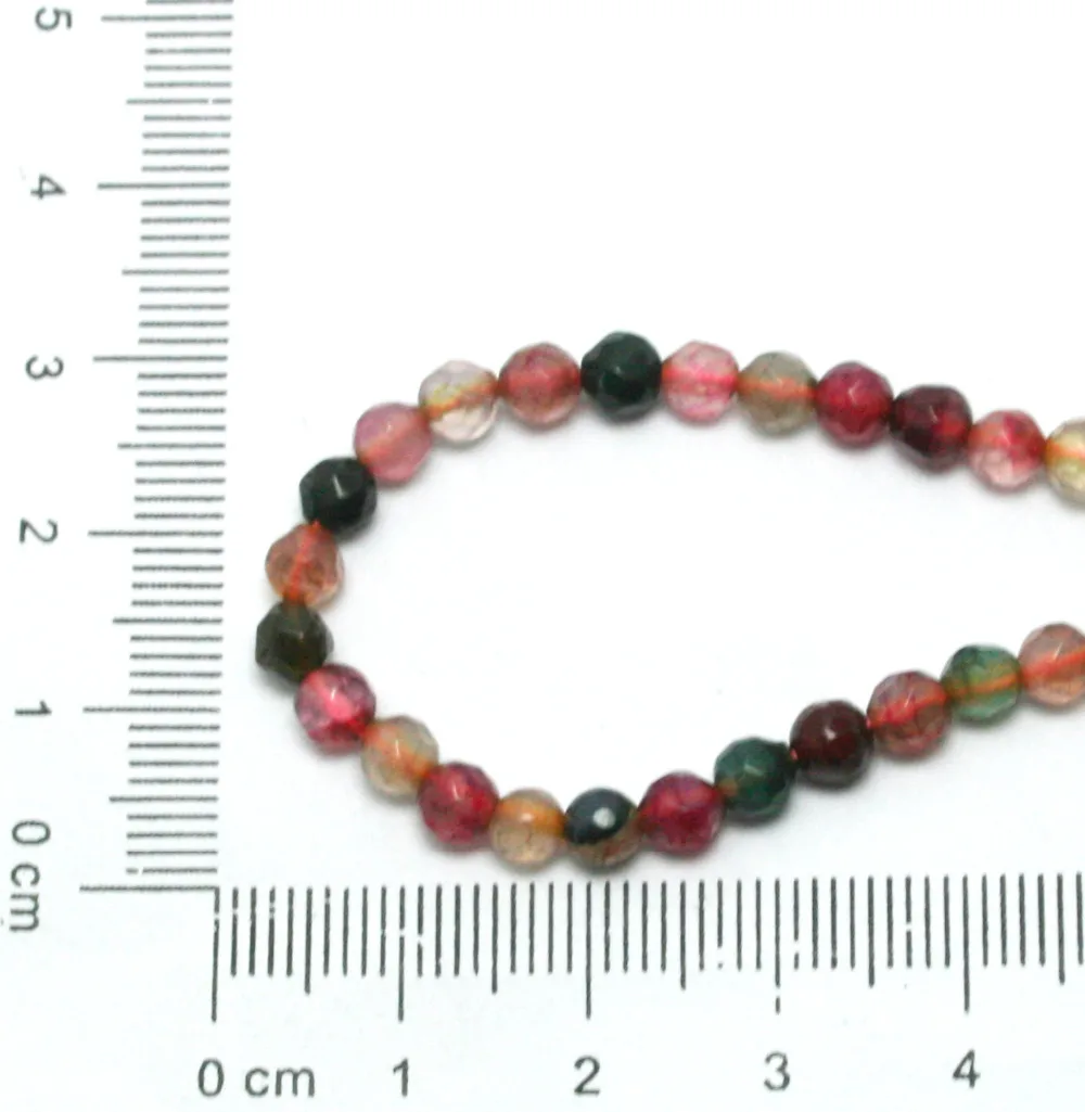NiceBeads натуральный камень 4 мм 95 шт граненные драгоценные камни бусины 15 &quotвыбрать