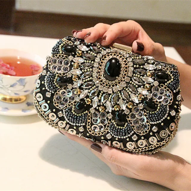 2016 Women Evening Bags Beaded Wedding Handbags Clutch Purse For 2016 Women Evening Bags Beaded Wedding Handbags Clutch Purse For Day Clutches With Chain