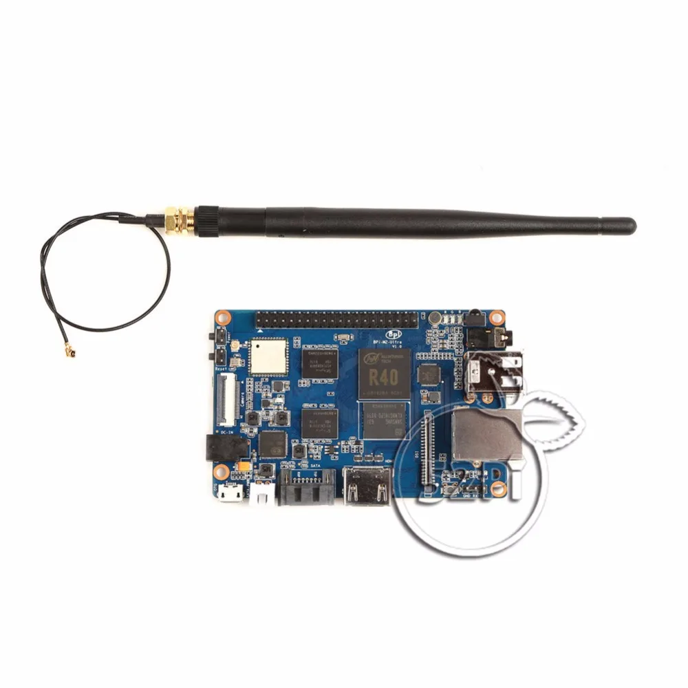 Умная док станция Banana Pi M2U четырёхъядерный процессор R40 2 Гб ОЗУ SATA Wi Fi Bluetooth 8 eMMC