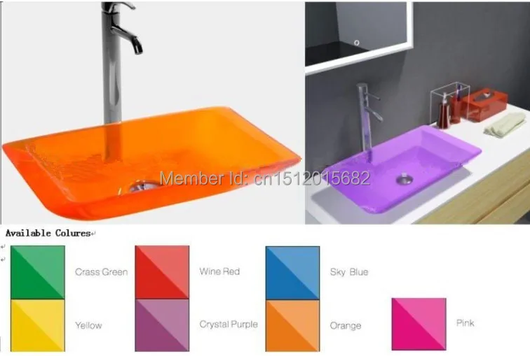 الشحن مجانا سليم مستطيلة عاء مكافحة الأعلى حوض مرحاض الغرور بالوعة الحمام راتنج الاكريليك الملونة غسل حوض 2008 الشحن مجانا سليم مستطيلة عاء مكافحة الأعلى حوض مرحاض الغرور بالوعة الحمام راتنج الاكريليك الملونة غسل حوض 2008