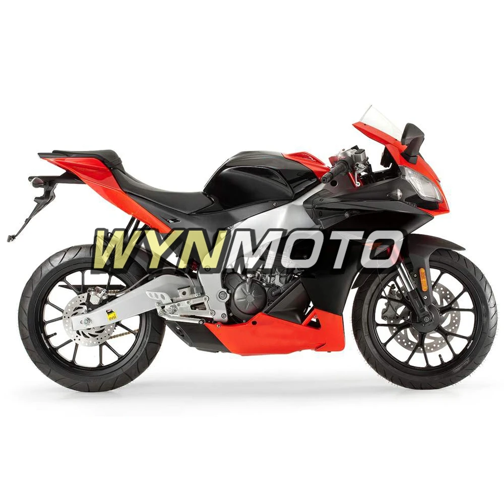Полный обтекатели для Aprilia RS125 2012- впрыска ABS пластмасс RS4 125 2013 12 13 14 мотоцикл кузов красные, черные рамки Панель