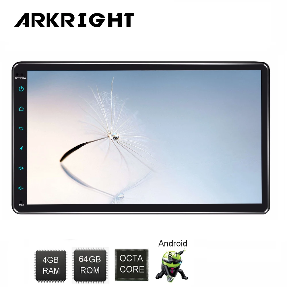 

9" Android 8.1 Built-in 4G Modem DSP 4GB+64GB Car Radio GPS Bluetooth Rear View Camera Wireless Carplay Multimedia Player