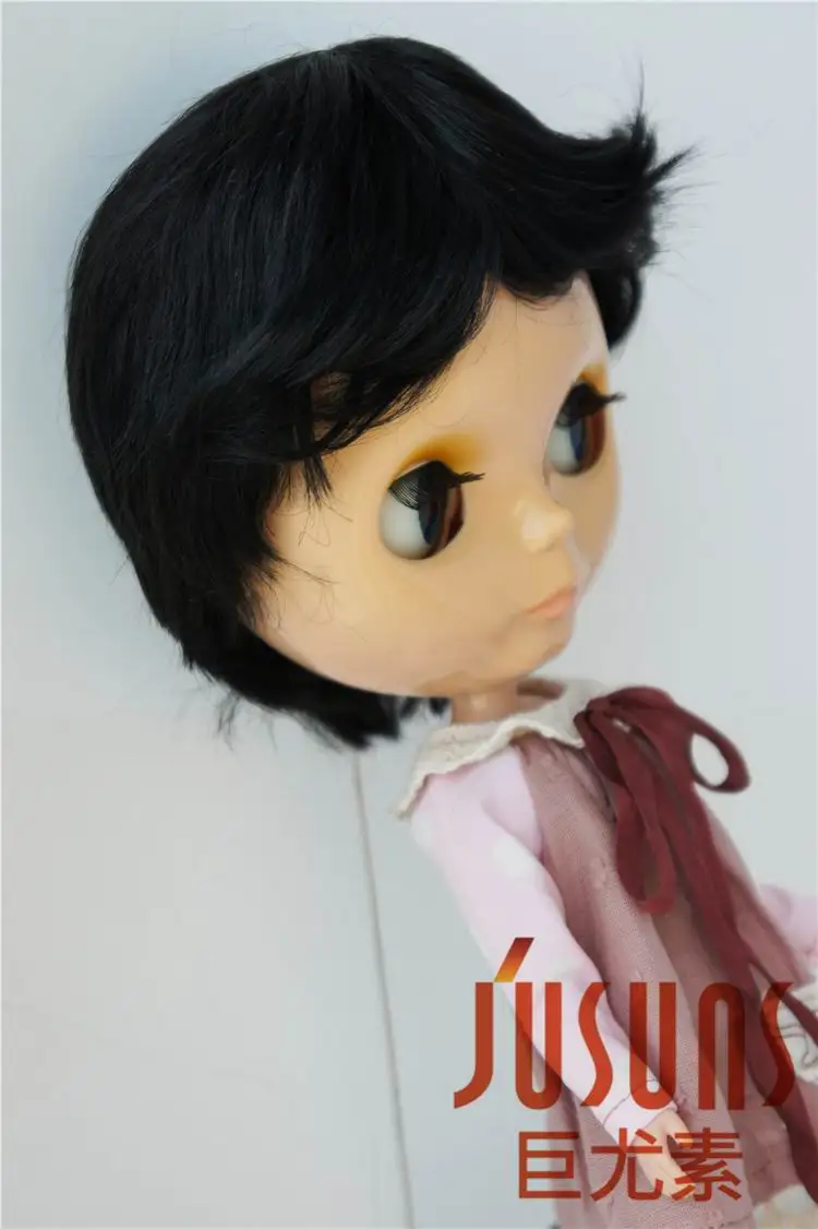 JD192 Blyth куклы парики 23-25 см синтетический мохеровый парик BJD кукла парик природа мальчишеские 9-10 дюймов куклы аксессуары