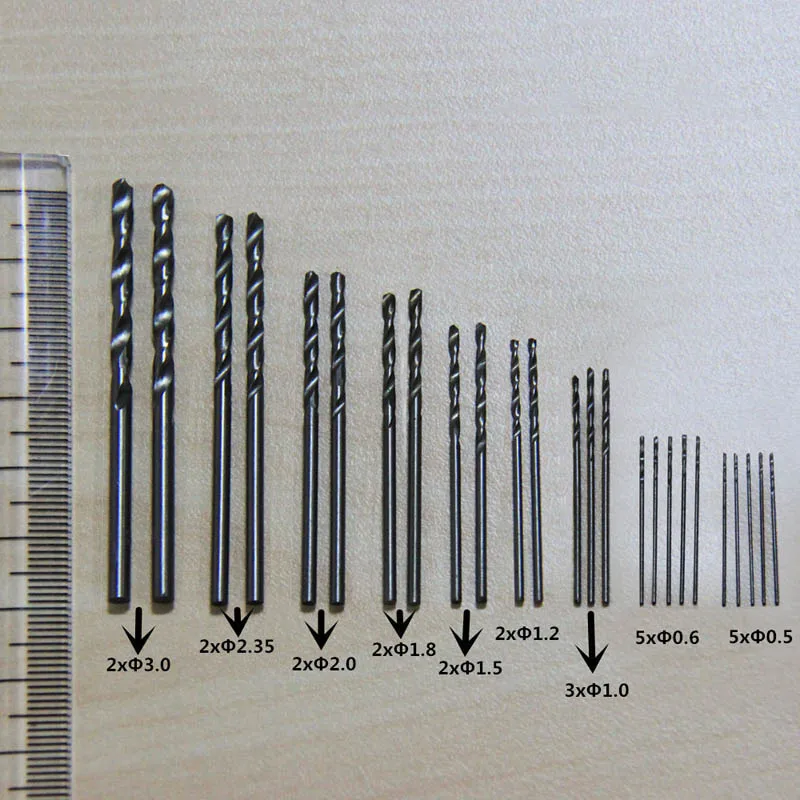 25 шт HSS ПП микро сверла Набор бит