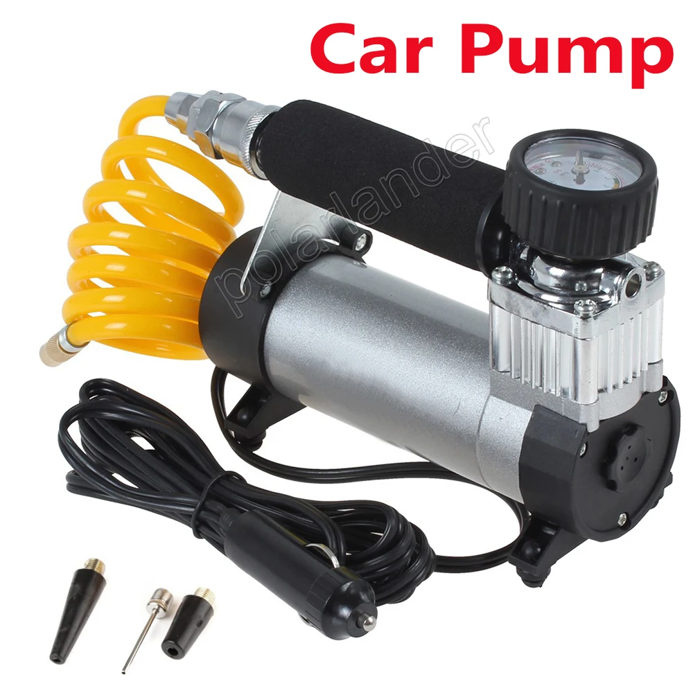 

100PSI Super Flow Portable high quality Auto 12V Air Compressor Car Pump Tire Inflator