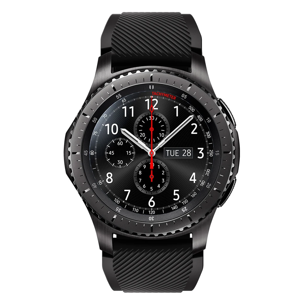 Мужские и женские спортивные часы с ремешком 08 декабря Новая мода спортивный силиконовый браслет ремешок для samsung gear S3 Frontier Ремешки для наручных часов