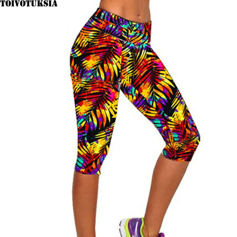 TOIVOTUKSIA femmes pantalons pour femmes Capris taille haute Sexy Leggings femmes plafones pantalons doux femmes mince été Leggings