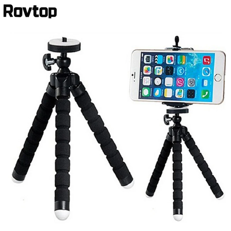 

Rovtop Octopus Tripod For iPhone Mini Tripod Stabilizer Phone Camera Stand Holder Tripod Monopod for Gopro Smartphone Accessory